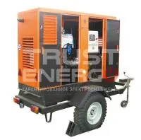 Дизельный генератор ММЗ МДГ 4032 в кожухе на шасси